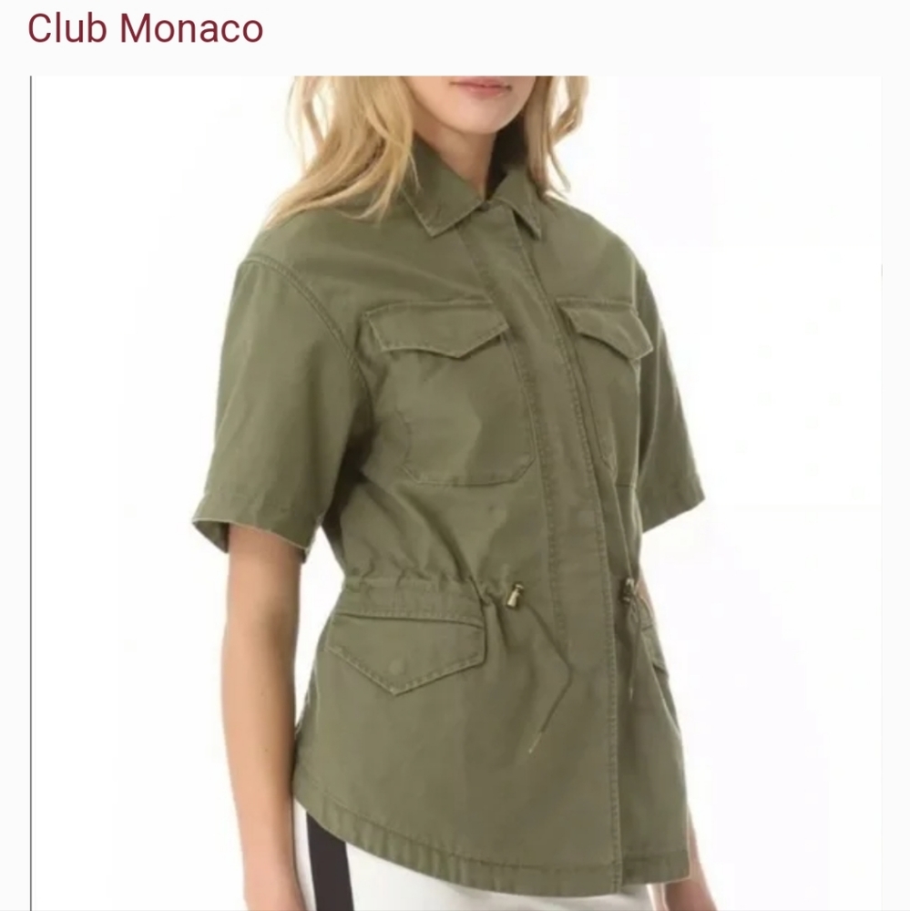 Club Monaco short sleeve jacket